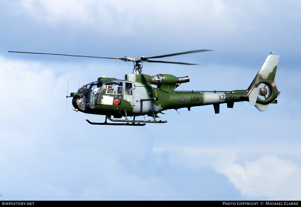 Aircraft Photo of XZ290 | Aerospatiale SA-341B Gazelle AH1 | UK - Army | AirHistory.net #454742