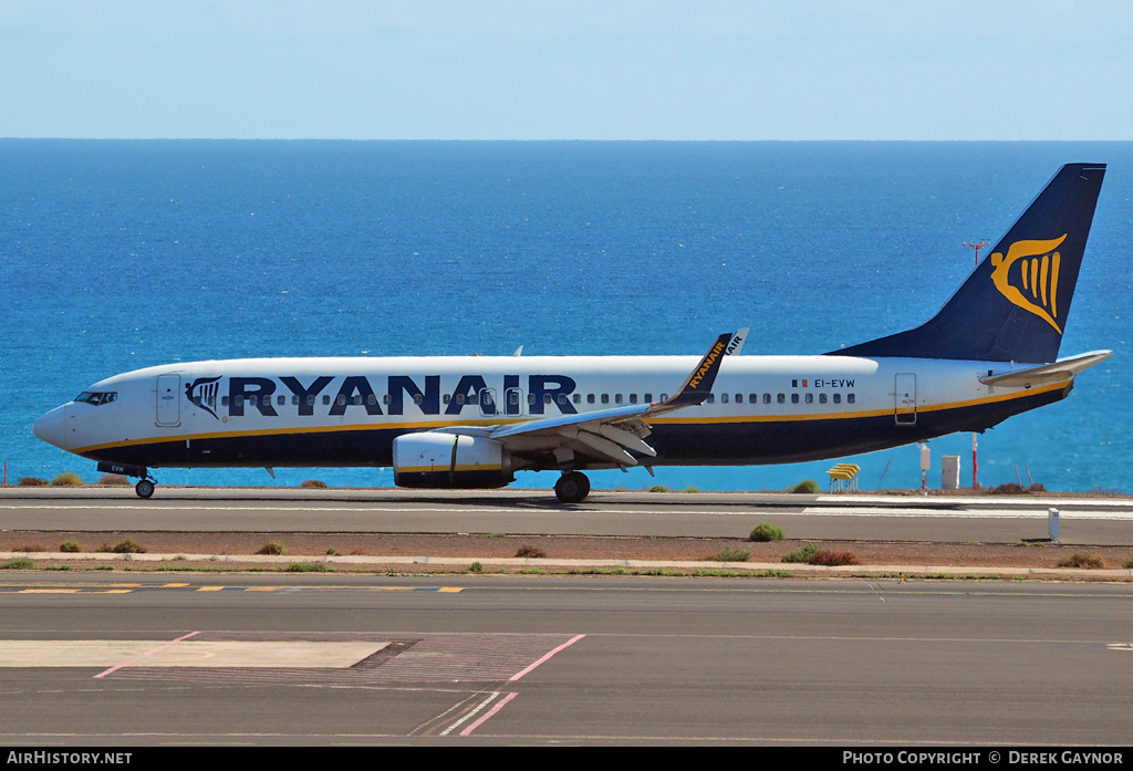Aircraft Photo of EI-EVW | Boeing 737-8AS | Ryanair | AirHistory.net #454766