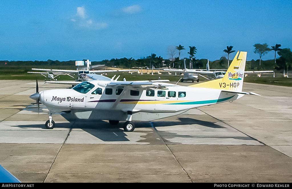 Aircraft Photo of V3-HGP | Cessna 208B Grand Caravan | Maya Island Air | AirHistory.net #454783