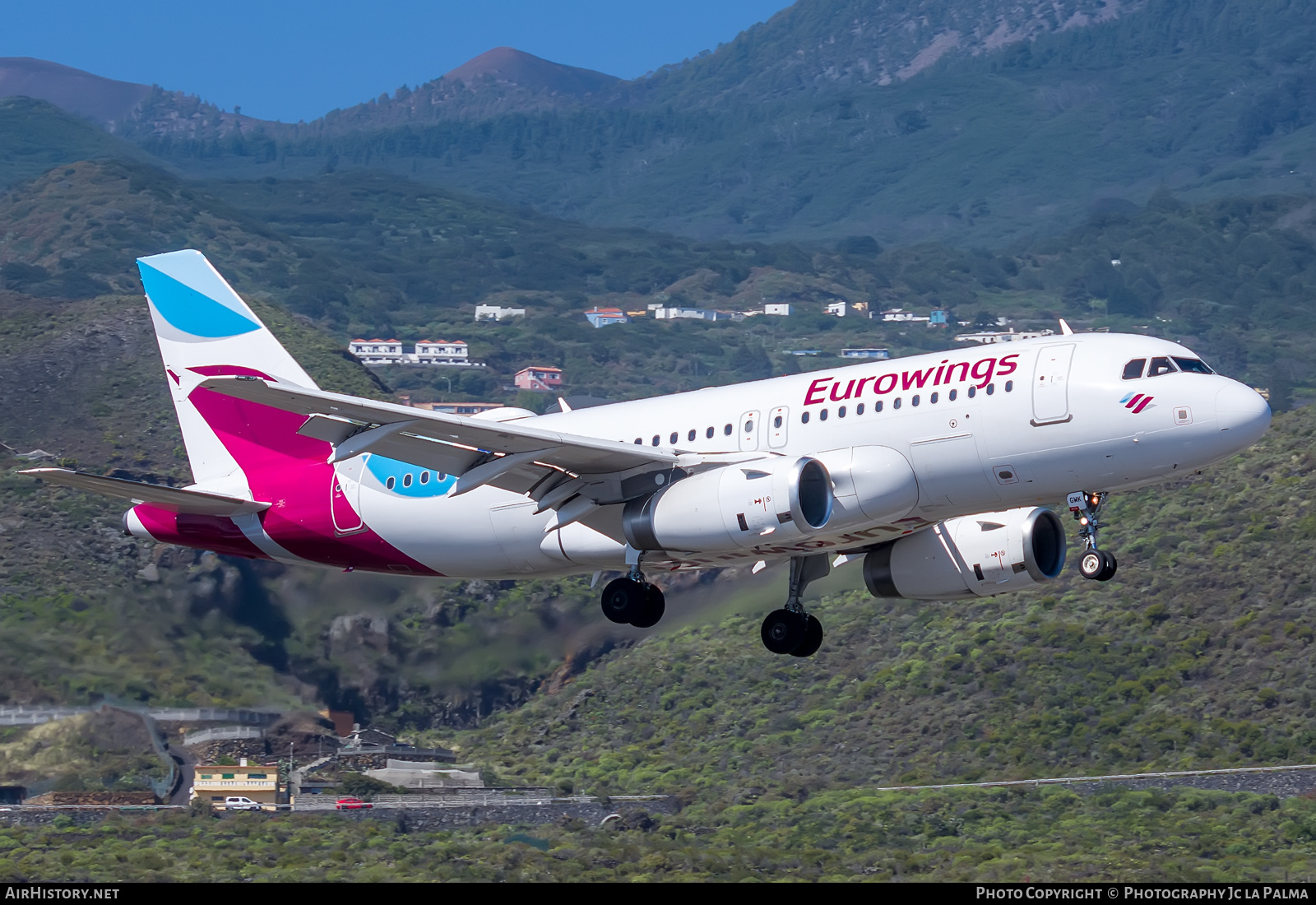 Aircraft Photo of D-AGWK | Airbus A319-132 | Eurowings | AirHistory.net #454787