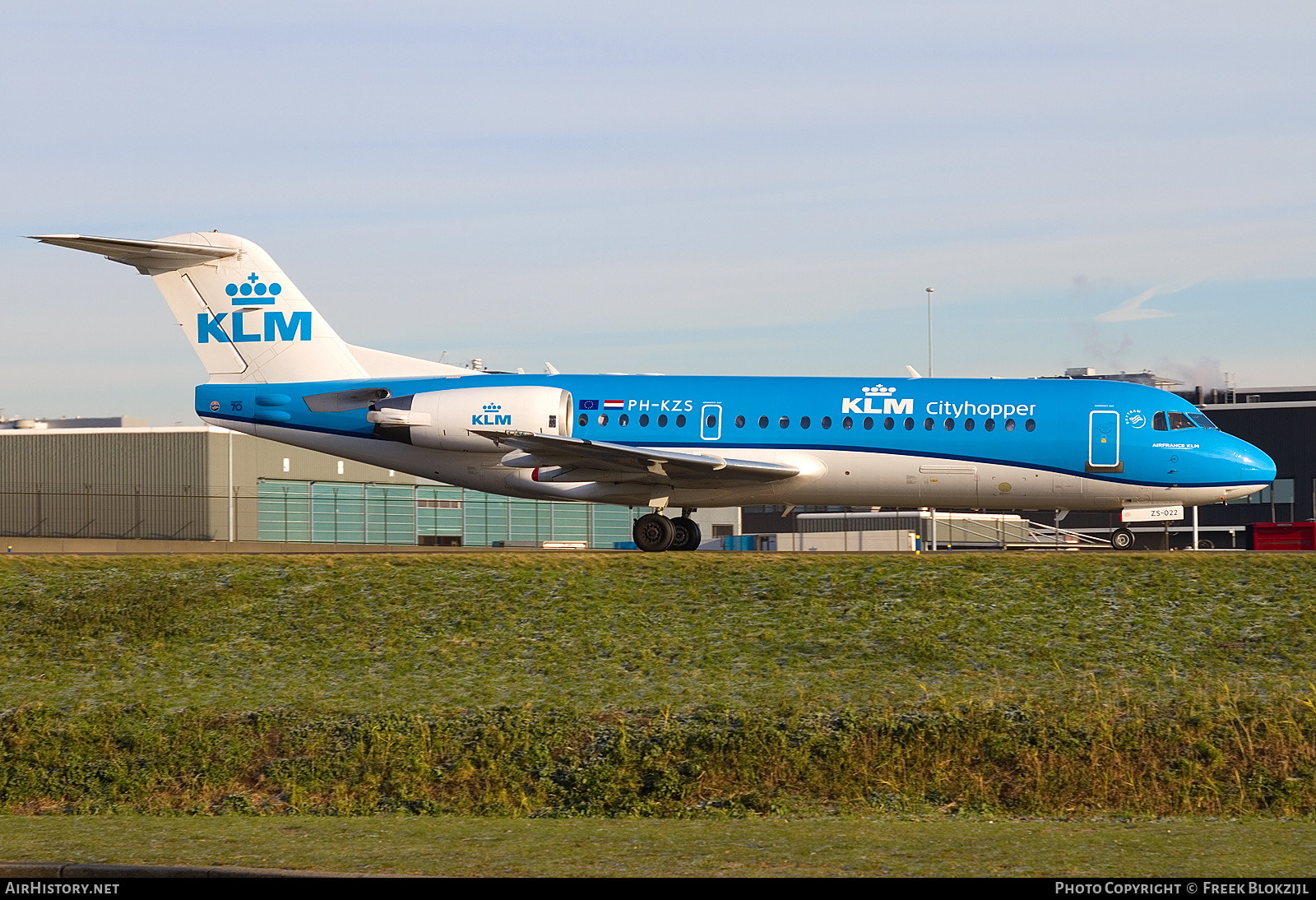 Aircraft Photo of PH-KZS | Fokker 70 (F28-0070) | KLM Cityhopper | AirHistory.net #454800