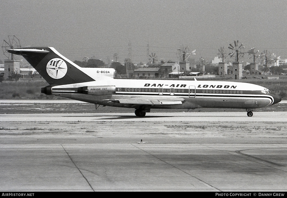 Aircraft Photo of G-BCDA | Boeing 727-46 | Dan-Air London | AirHistory.net #454811