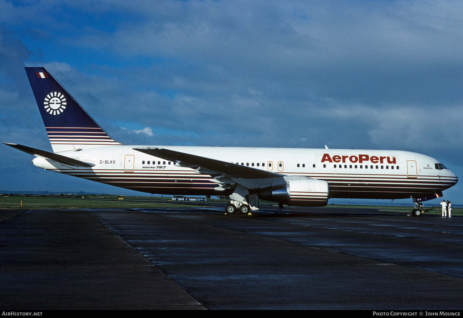 Aircraft Photo of G-BLKV | Boeing 767-204 | AeroPeru | AirHistory.net #454817