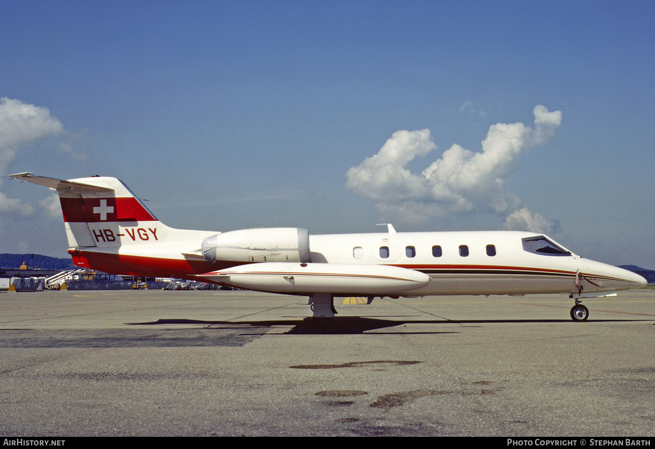 Aircraft Photo of HB-VGY | Gates Learjet 35A | AirHistory.net #454842