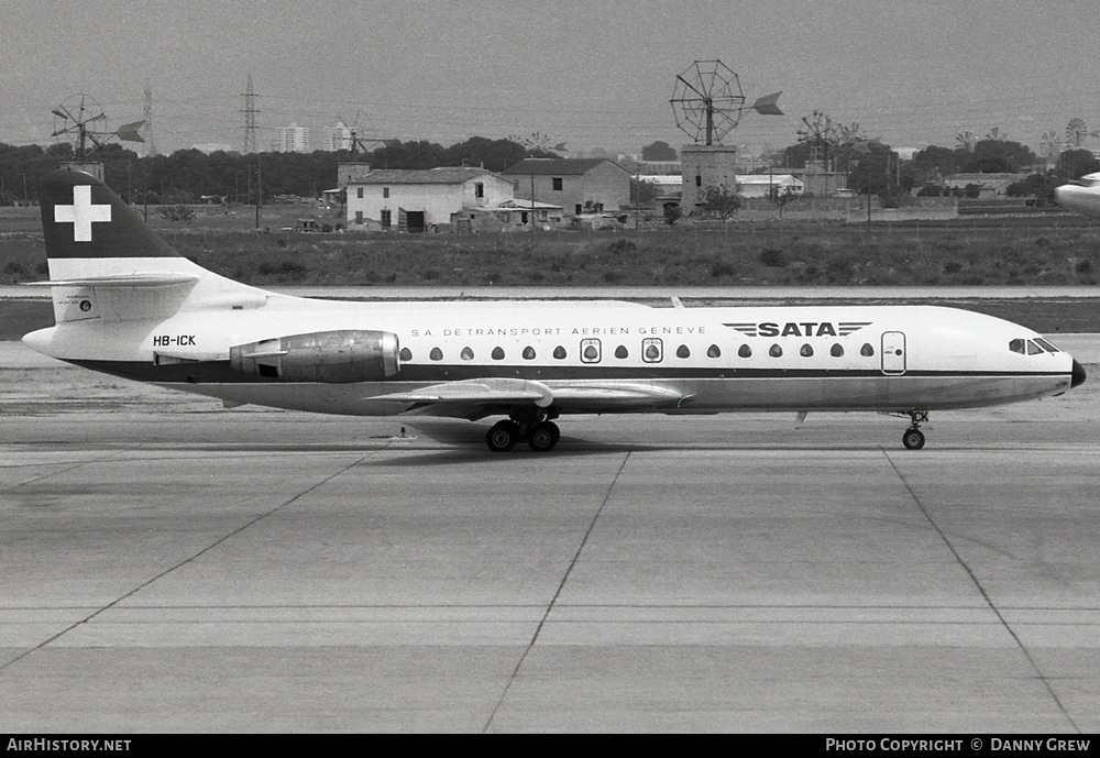 Aircraft Photo of HB-ICK | Sud SE-210 Caravelle 10B1R | SATA - SA de Transport Aérien | AirHistory.net #454862