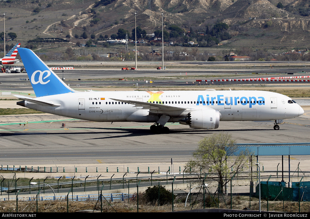 Aircraft Photo of EC-MLT | Boeing 787-8 Dreamliner | Air Europa | AirHistory.net #454920