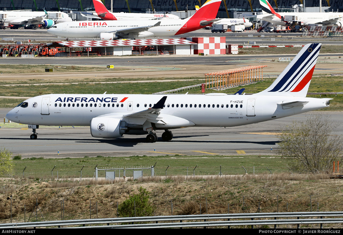 Aircraft Photo of F-HZUE | Airbus A220-371 (BD-500-1A11) | Air France | AirHistory.net #454921