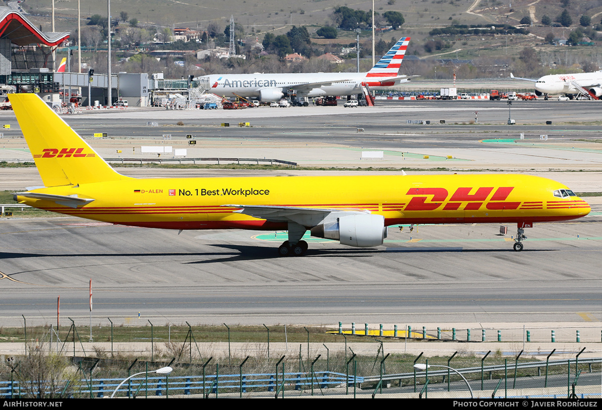 Aircraft Photo of D-ALEN | Boeing 757-2Q8(PCF) | DHL International | AirHistory.net #454922