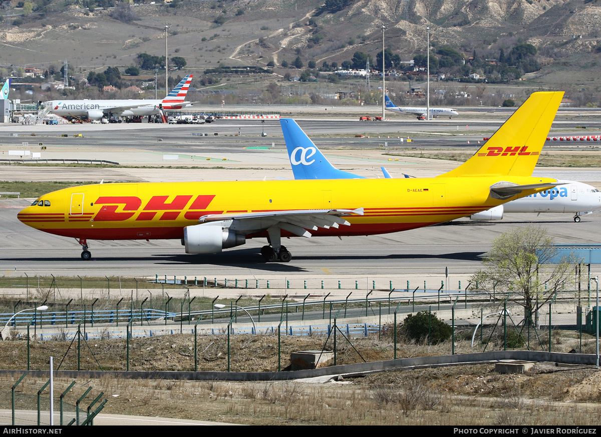 Aircraft Photo of D-AEAE | Airbus A300B4-622R(F) | DHL International | AirHistory.net #454926