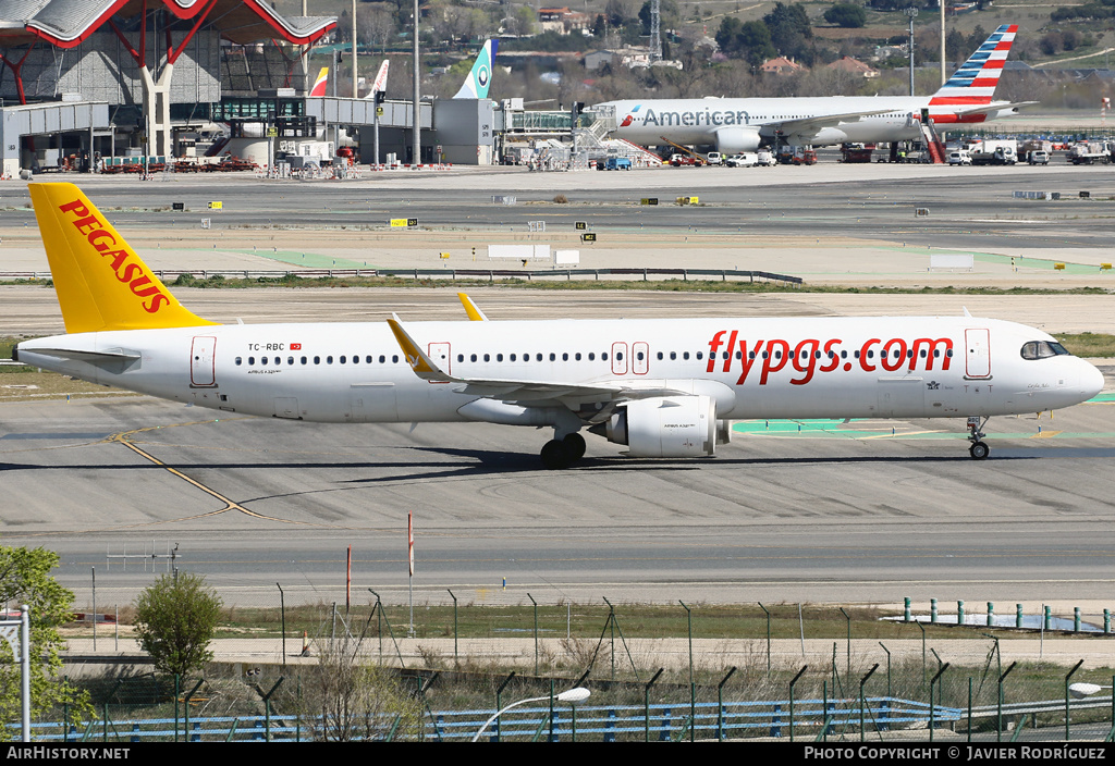 Aircraft Photo of TC-RBC | Airbus A321-251NX | Pegasus Airlines | AirHistory.net #454930