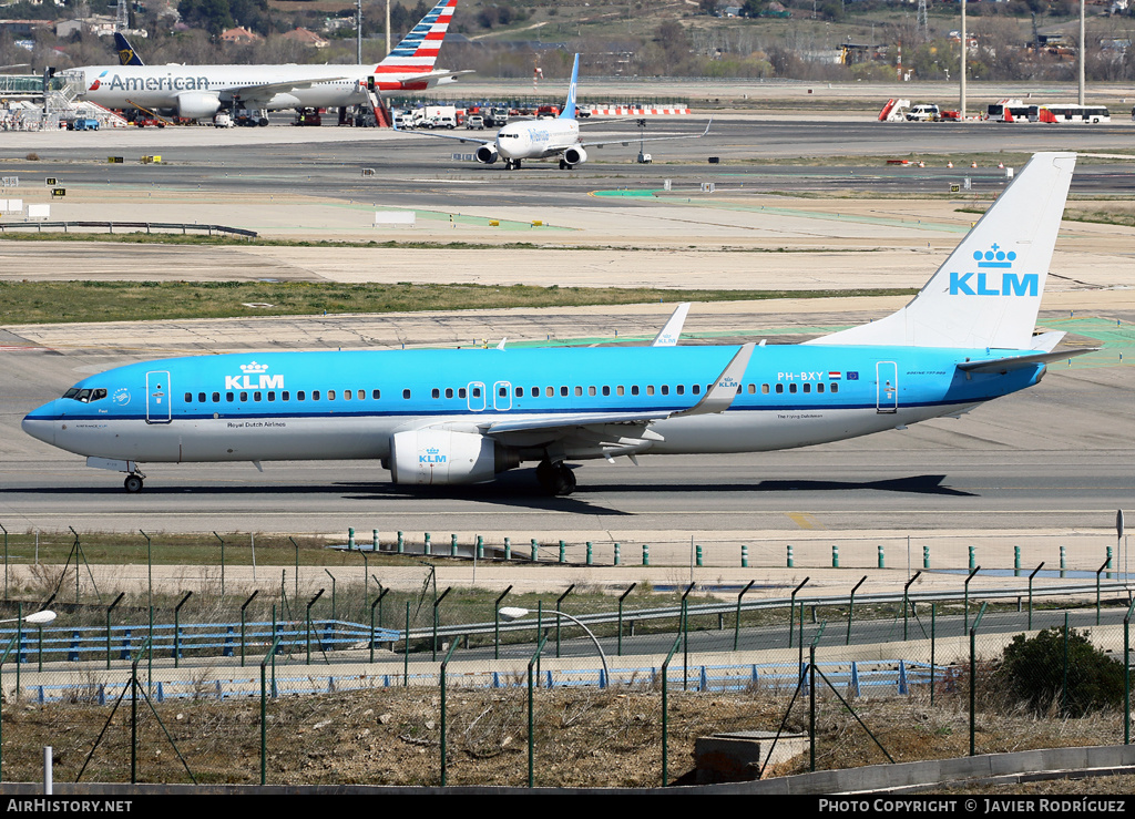 Aircraft Photo of PH-BXY | Boeing 737-8K2 | KLM - Royal Dutch Airlines | AirHistory.net #454931