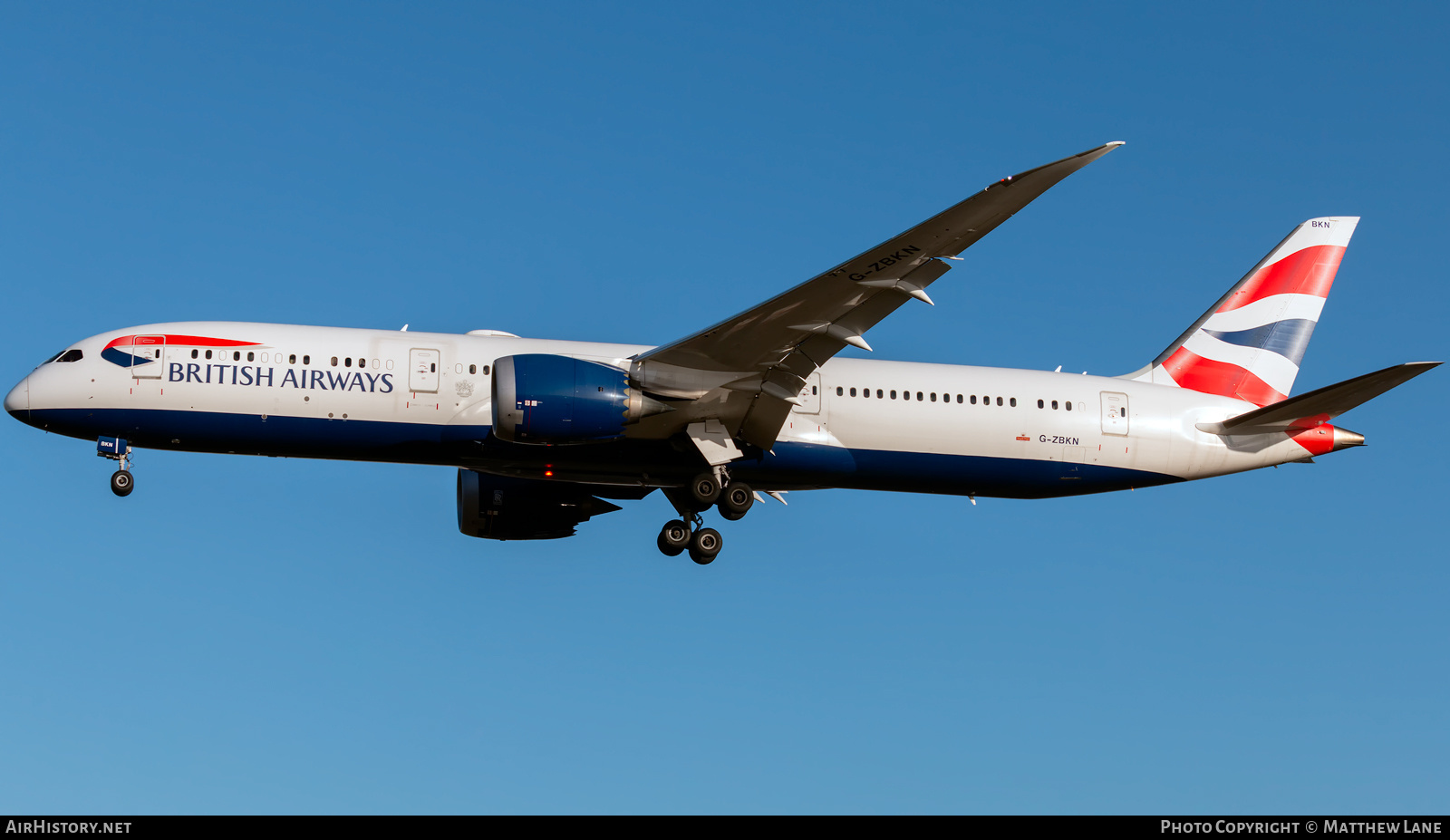 Aircraft Photo of G-ZBKN | Boeing 787-9 Dreamliner | British Airways | AirHistory.net #454950