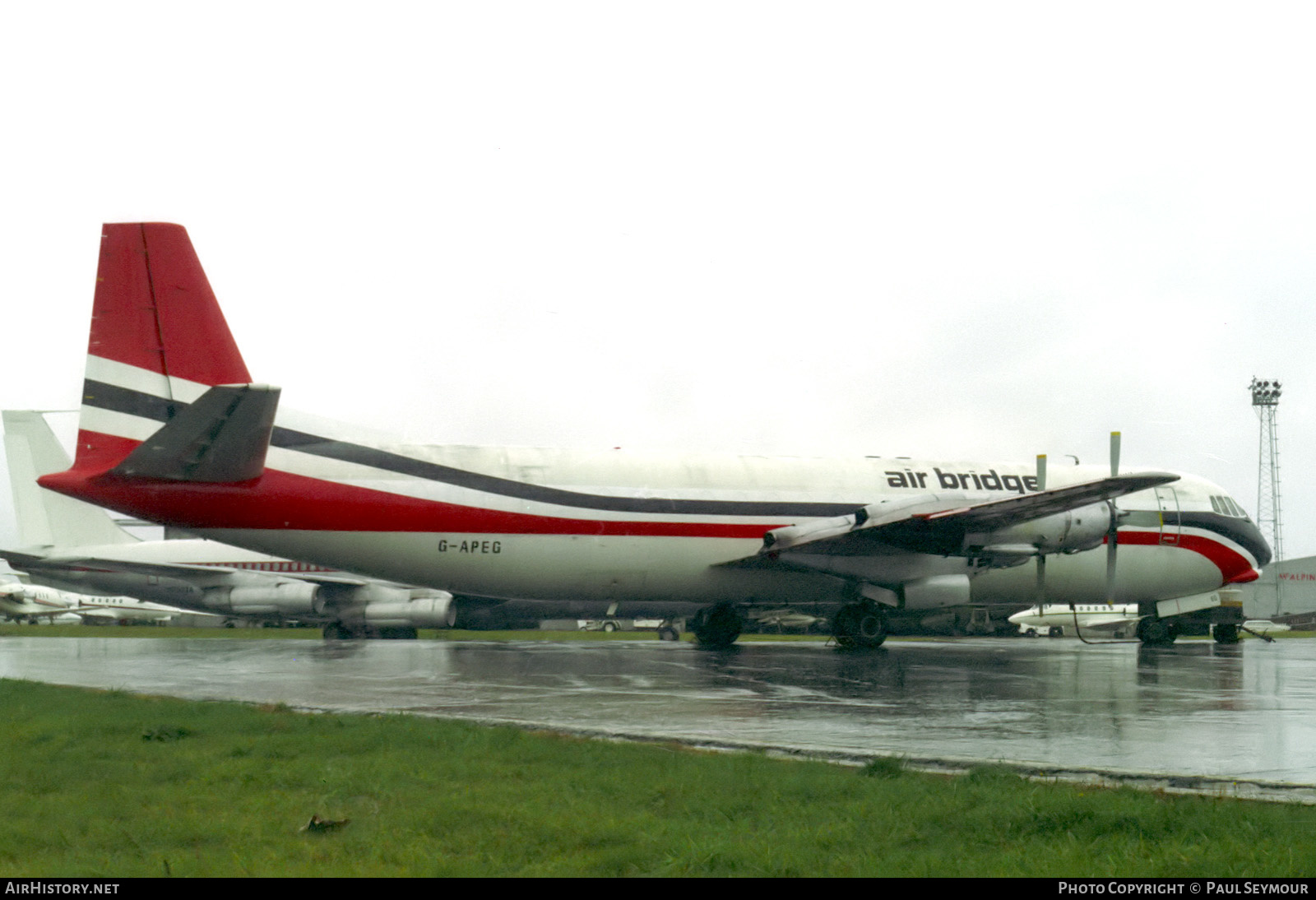 Aircraft Photo of G-APEG | Vickers 953C Merchantman | Air Bridge | AirHistory.net #455018