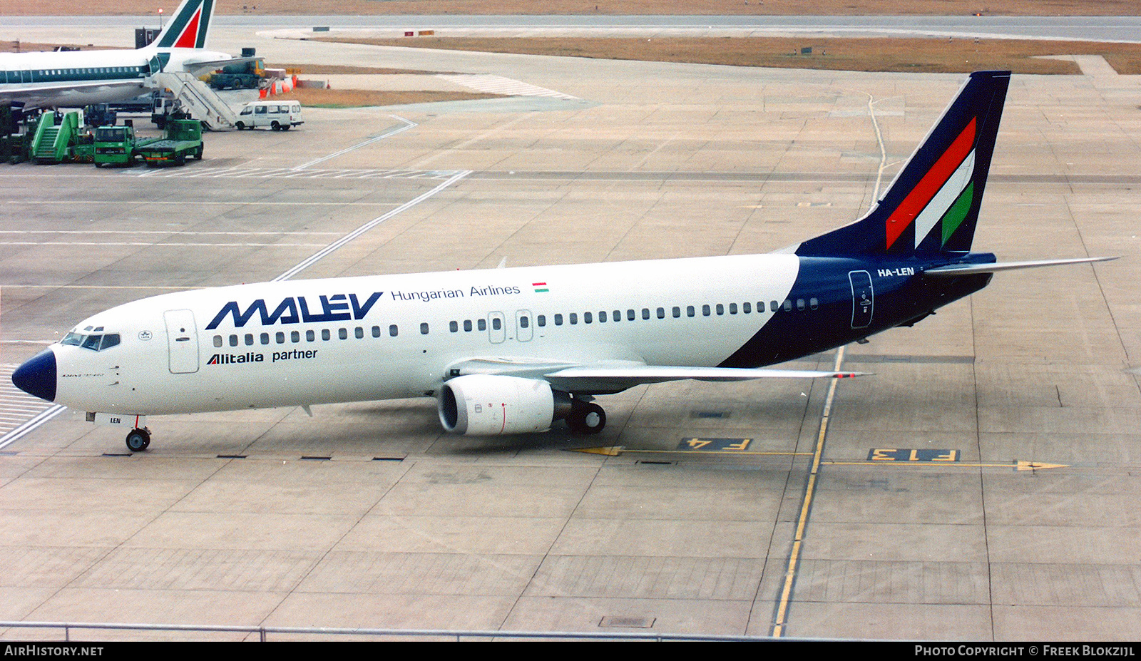 Aircraft Photo of HA-LEN | Boeing 737-4Y0 | Malév - Hungarian Airlines | AirHistory.net #455040