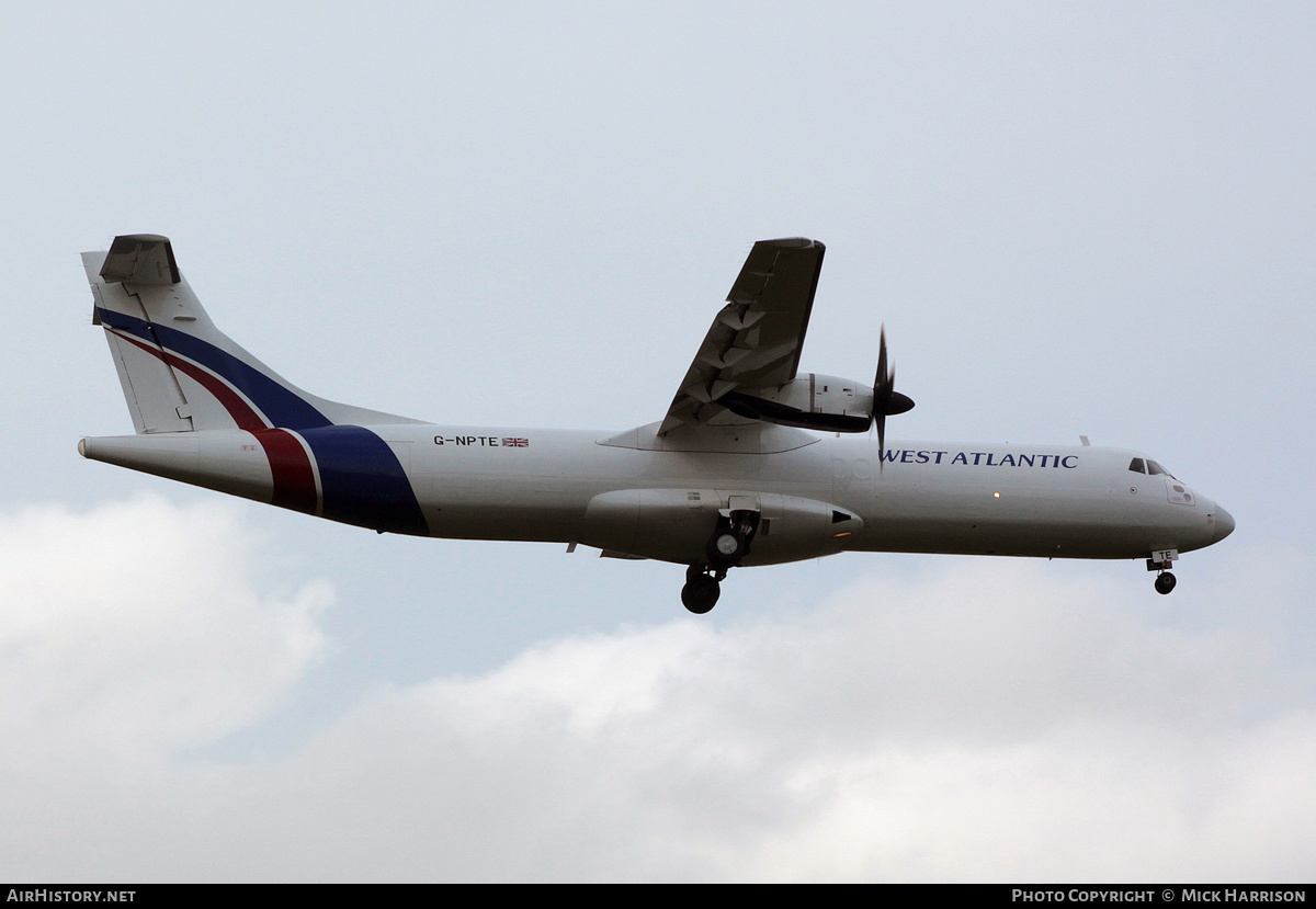 Aircraft Photo of G-NPTE | ATR ATR-72-211/F | West Atlantic Cargo Airlines | AirHistory.net #455072