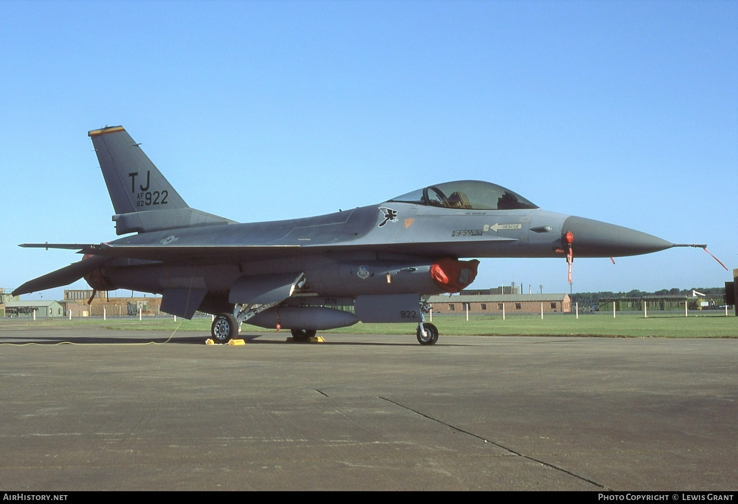 Aircraft Photo of 82-0922 / AF82-922 | General Dynamics F-16A Fighting Falcon | USA - Air Force | AirHistory.net #455077