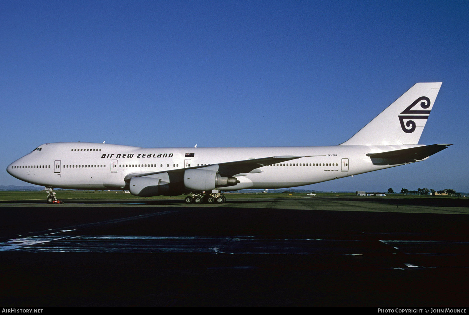 Aircraft Photo of ZK-TGA | Boeing 747-2D7B | Air New Zealand | AirHistory.net #455101