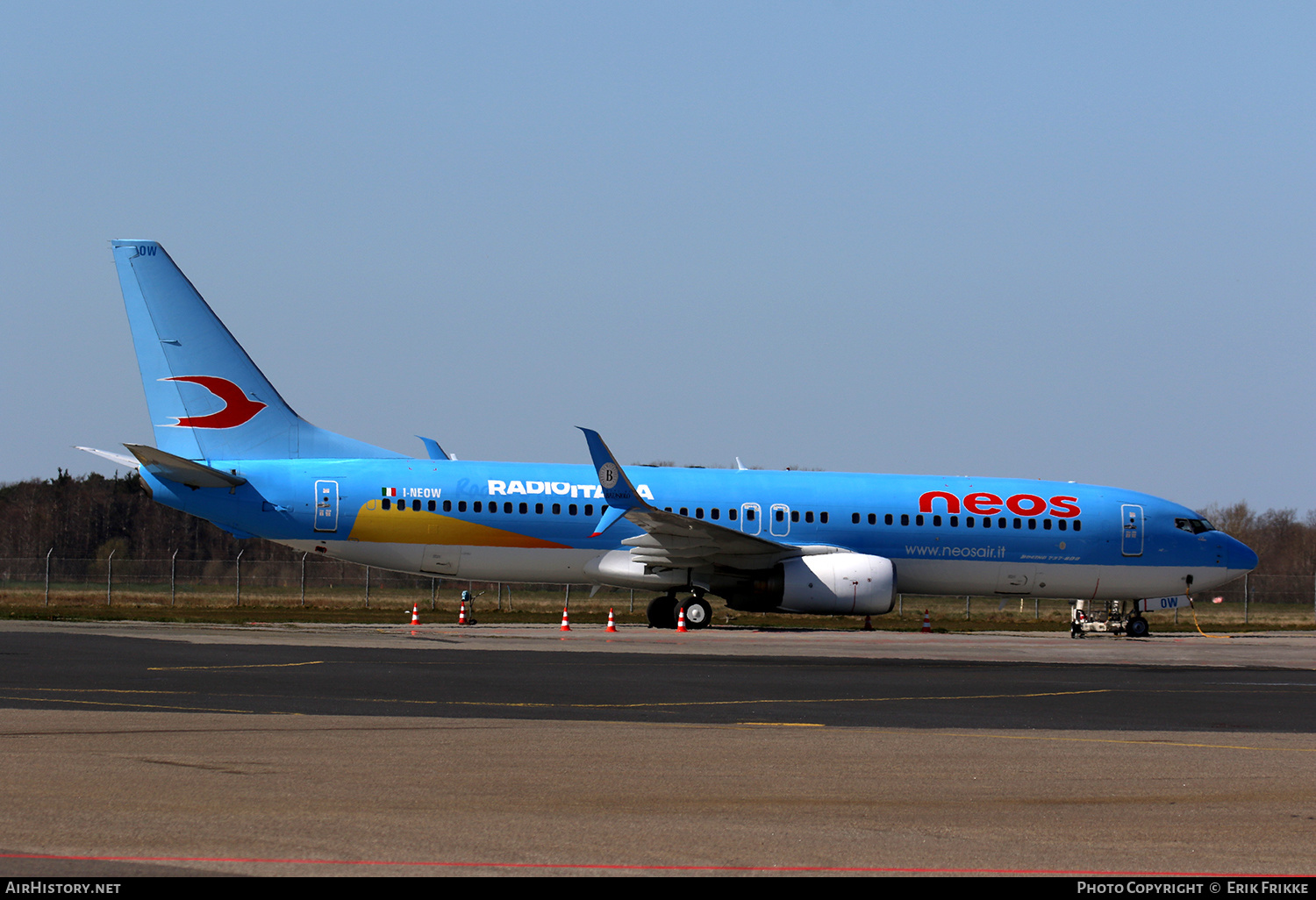 Aircraft Photo of I-NEOW | Boeing 737-86N | Neos | AirHistory.net #455118