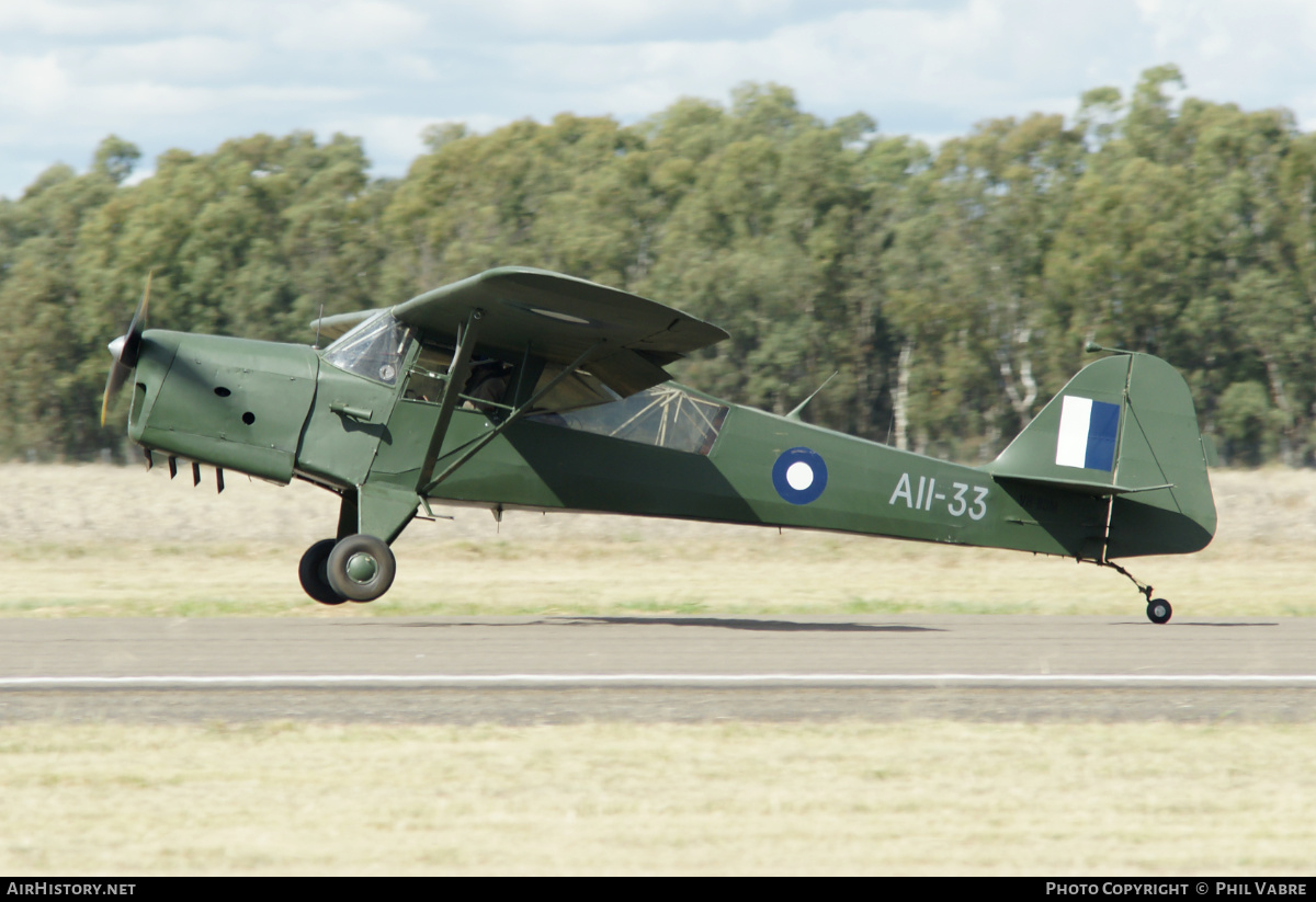 Aircraft Photo of VH-BDM / A11-33 | Taylorcraft E Auster Mk3 | Australia - Air Force | AirHistory.net #455137