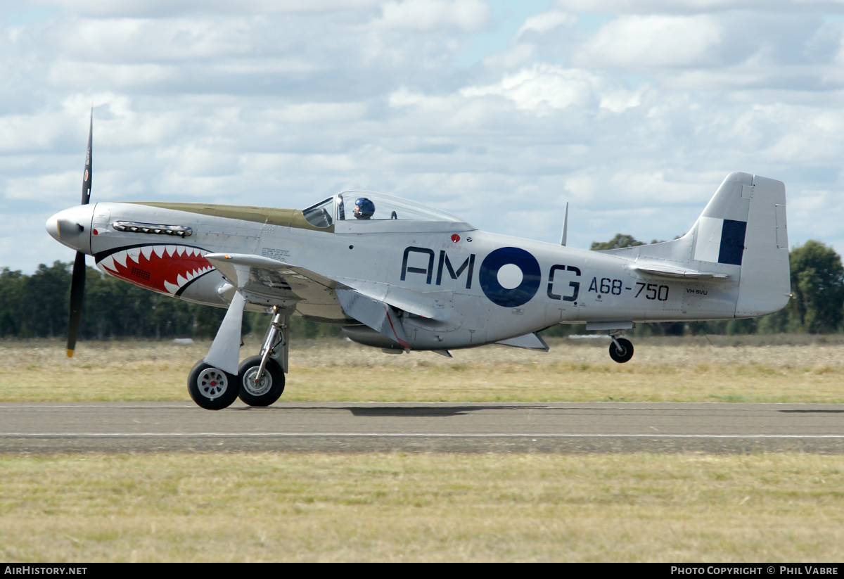 Aircraft Photo of VH-SVU / A68-750 | Commonwealth CA-18 Mustang 23 (P-51D) | Australia - Air Force | AirHistory.net #455150