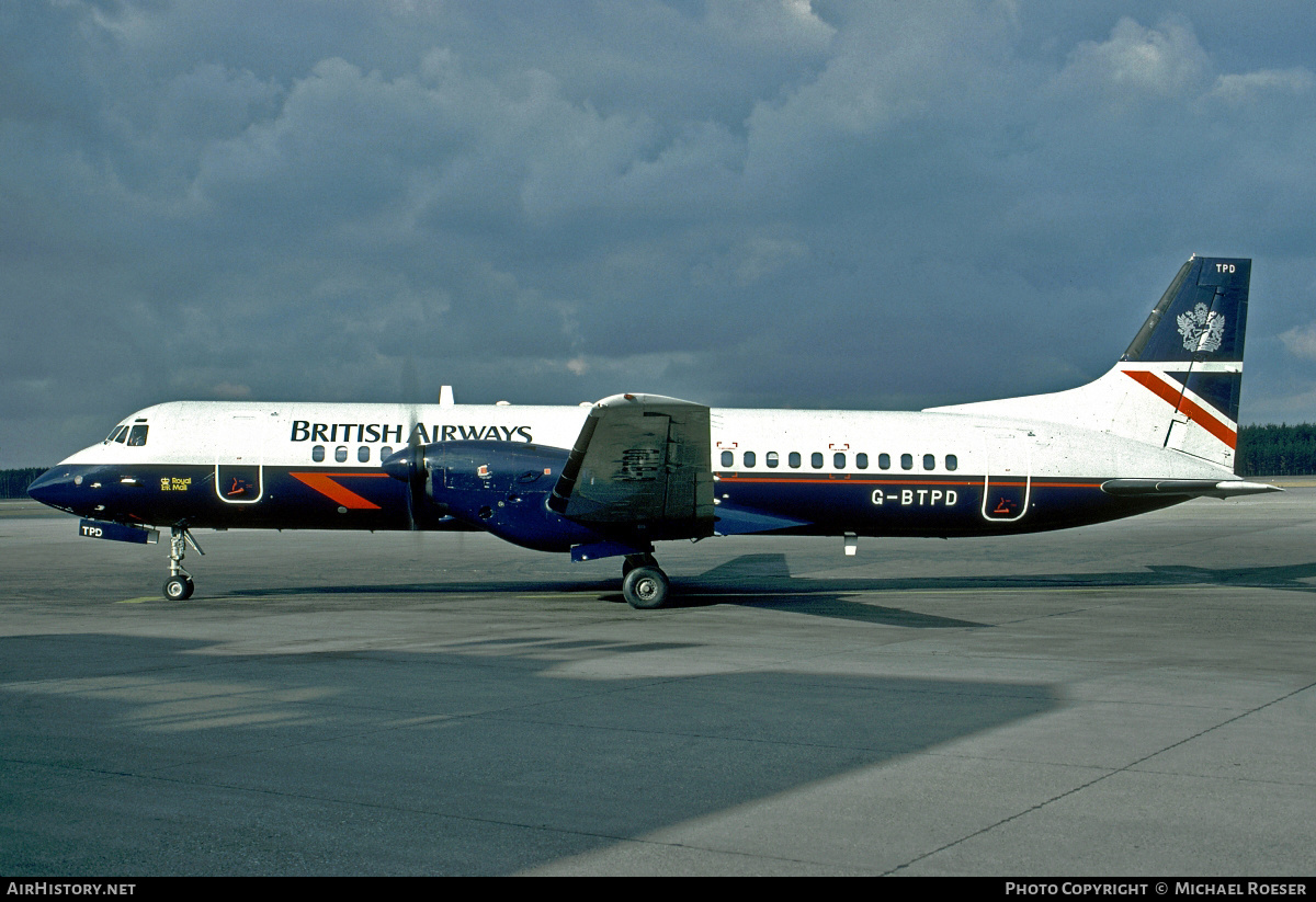 Aircraft Photo of G-BTPD | British Aerospace ATP | British Airways | AirHistory.net #455154
