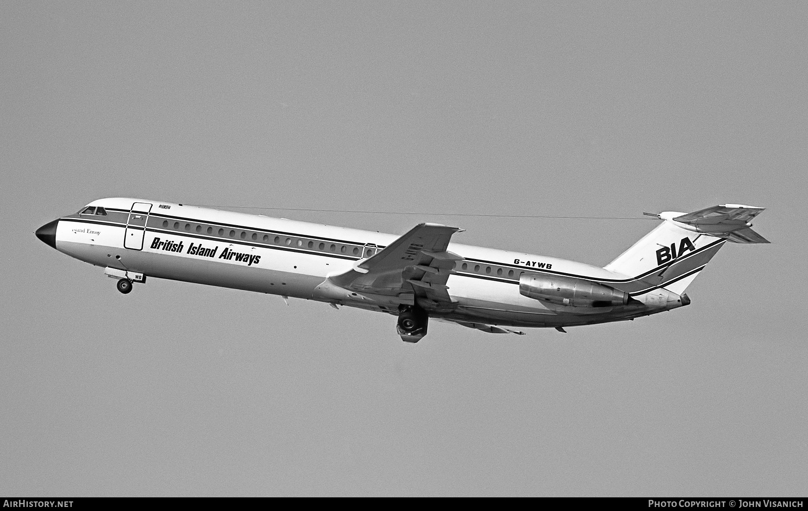 Aircraft Photo of G-AYWB | BAC 111-531FS One-Eleven | British Island Airways - BIA | AirHistory.net #455172