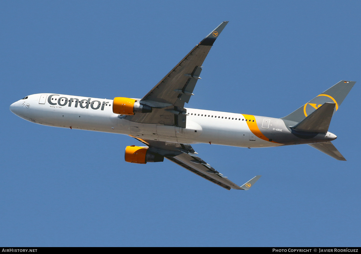 Aircraft Photo of D-ABUE | Boeing 767-330/ER | Condor Flugdienst | AirHistory.net #455193