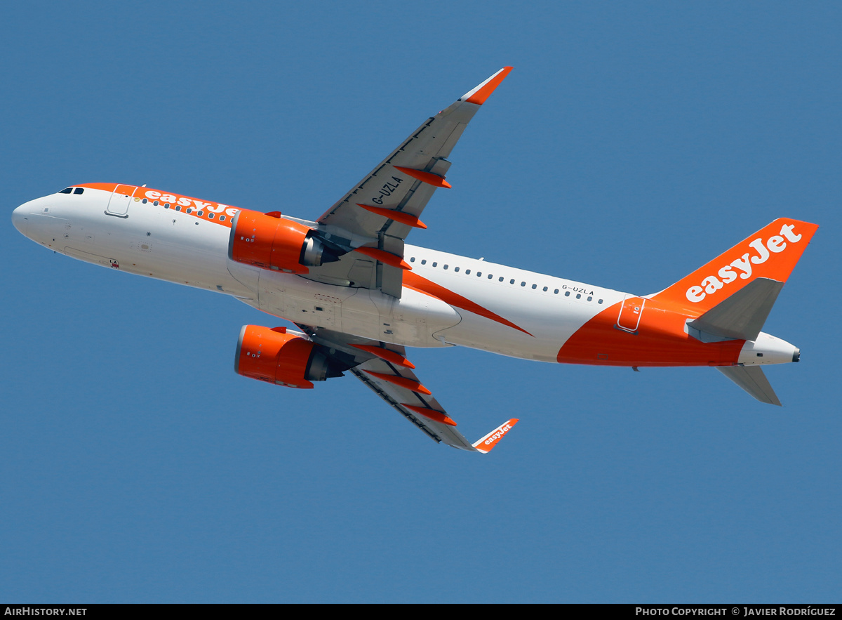 Aircraft Photo of G-UZLA | Airbus A320-251N | EasyJet | AirHistory.net #455199