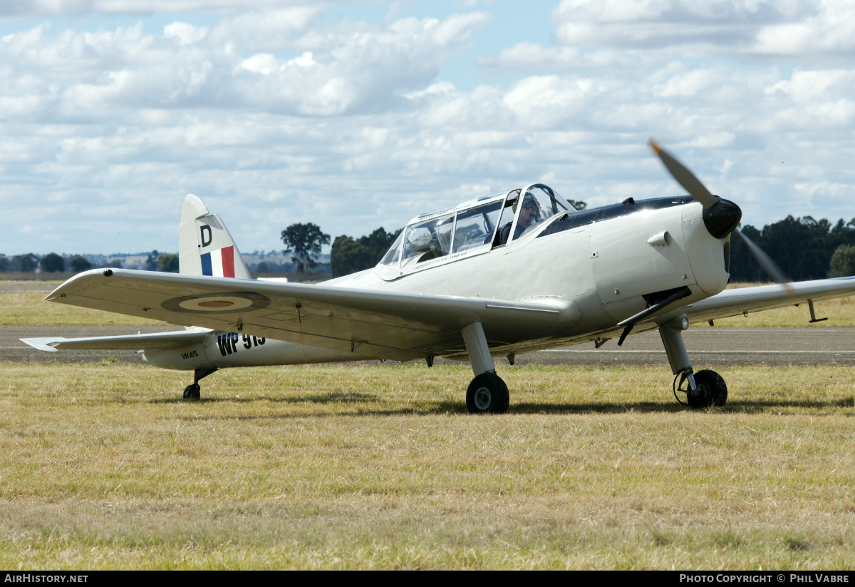 Aircraft Photo of VH-AFL / WP919 | De Havilland DHC-1 Chipmunk Mk22 | UK - Air Force | AirHistory.net #455209