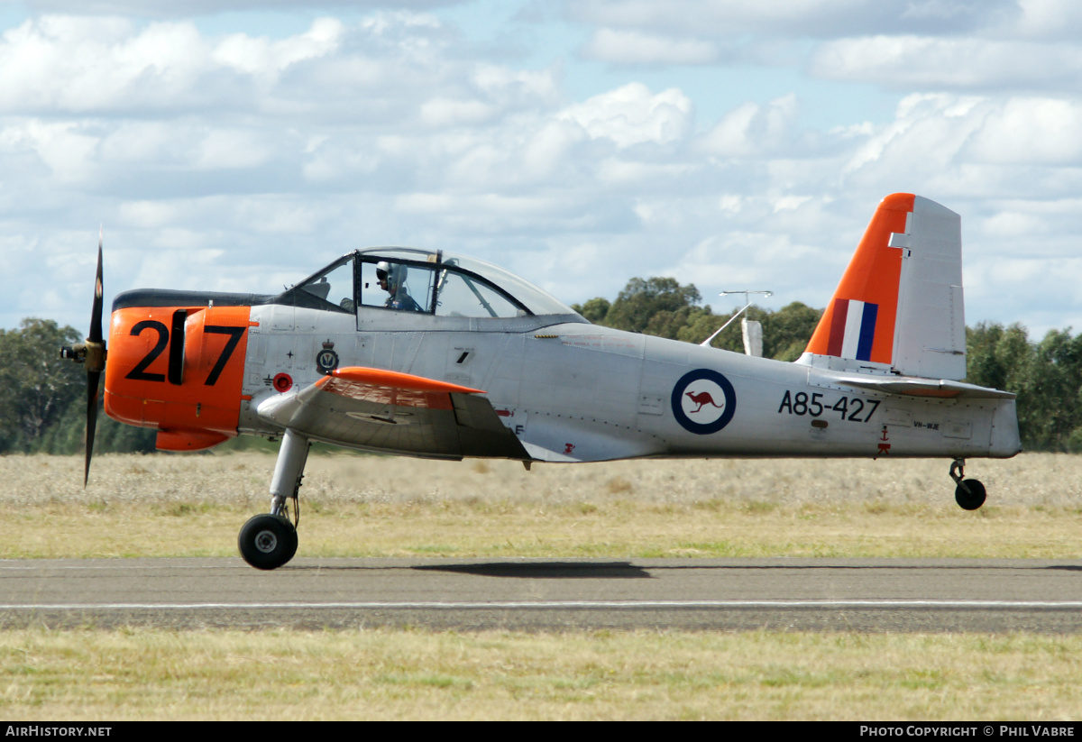 Aircraft Photo of VH-WJE / A85-427 | Commonwealth CA-25 Winjeel | Australia - Air Force | AirHistory.net #455211