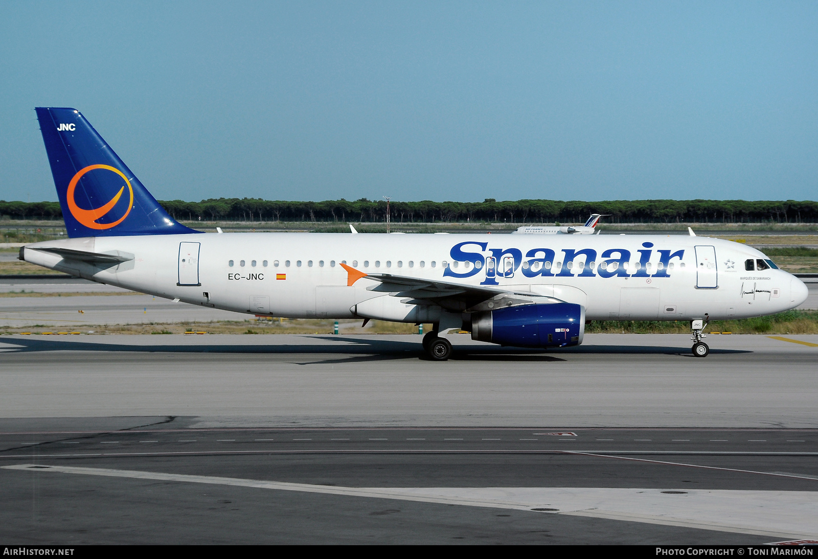 Aircraft Photo of EC-JNC | Airbus A320-232 | Spanair | AirHistory.net #455223