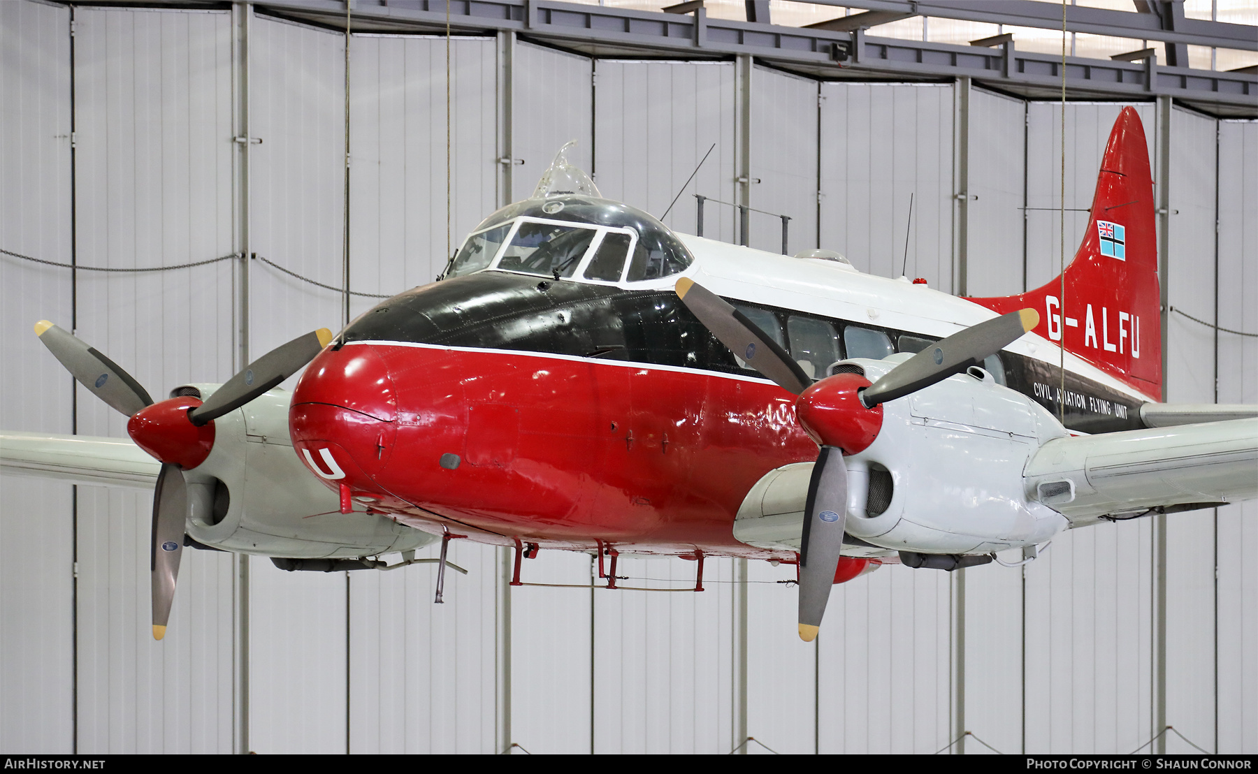 Aircraft Photo of G-ALFU | De Havilland D.H. 104 Dove 6 | Civil Aviation Flying Unit | AirHistory.net #455232