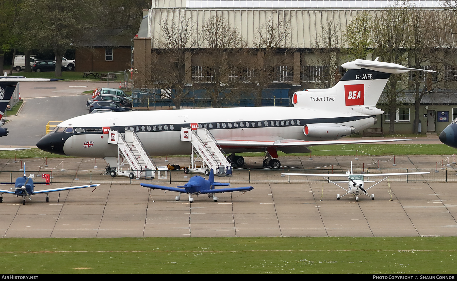 Aircraft Photo of G-AVFB | Hawker Siddeley HS-121 Trident 2E | BEA - British European Airways | AirHistory.net #455234