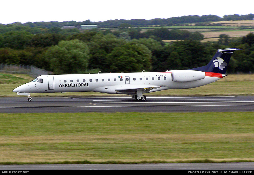 Aircraft Photo of XA-VLI | Embraer ERJ-145LU (EMB-145LU) | AeroLitoral | AirHistory.net #455256