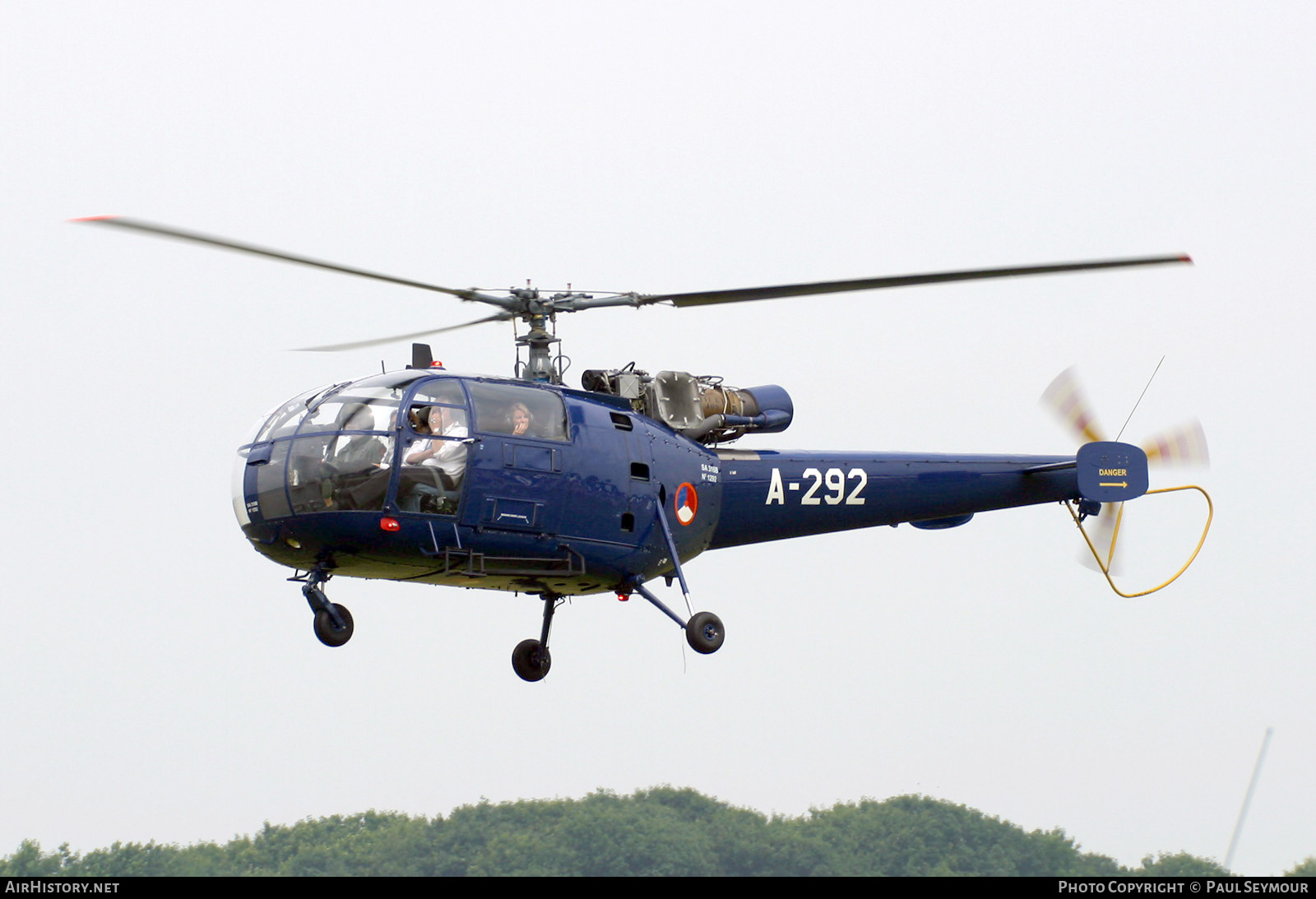 Aircraft Photo of A-292 | Sud SA-316B Alouette III | Netherlands - Air Force | AirHistory.net #455276