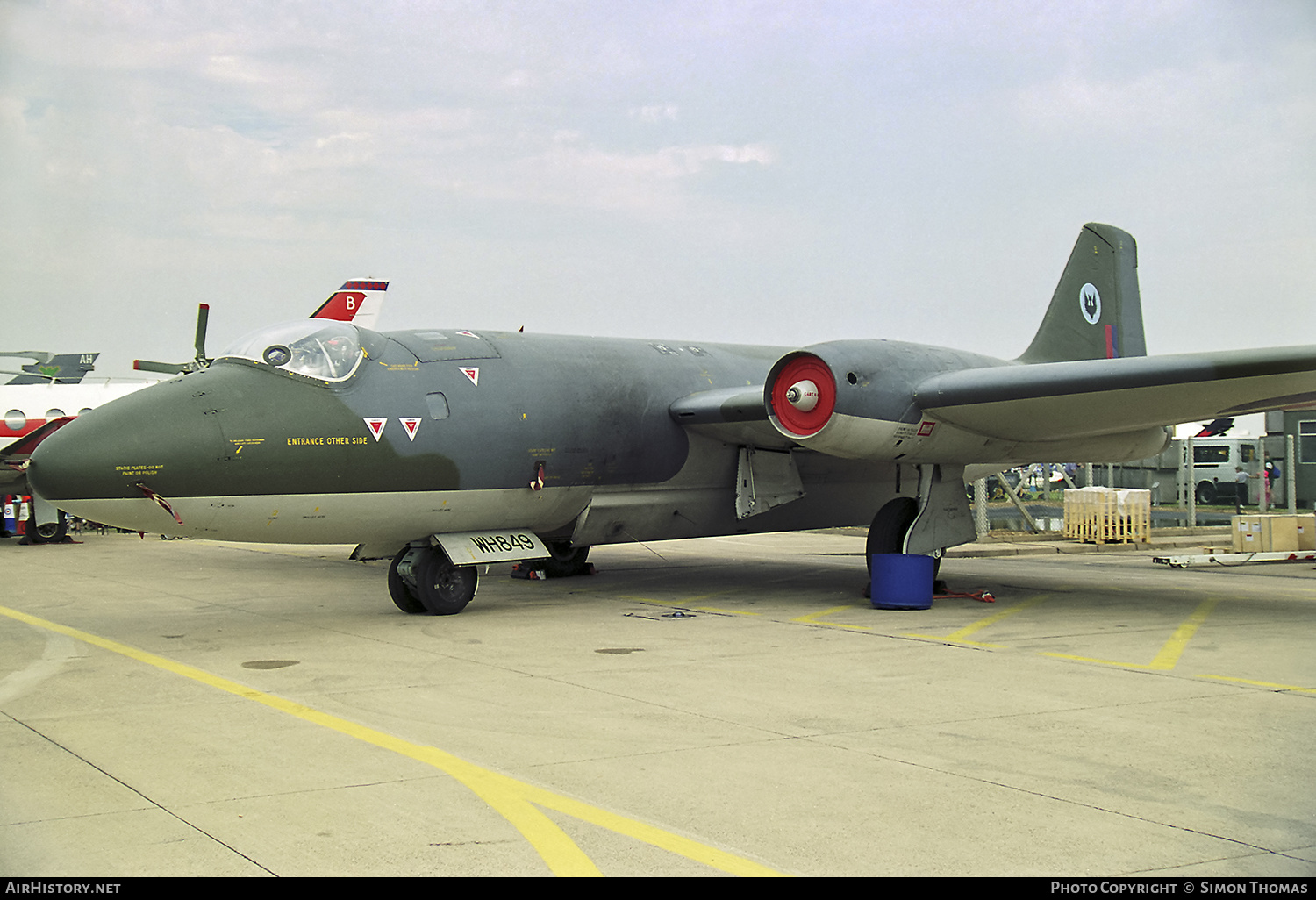 Aircraft Photo of WH849 | English Electric Canberra T4 | UK - Air Force | AirHistory.net #455313