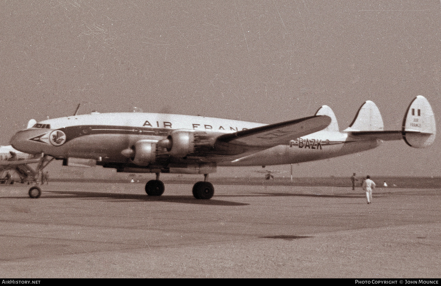 Aircraft Photo of F-BAZK | Lockheed L-749A Constellation | Air France | AirHistory.net #455337