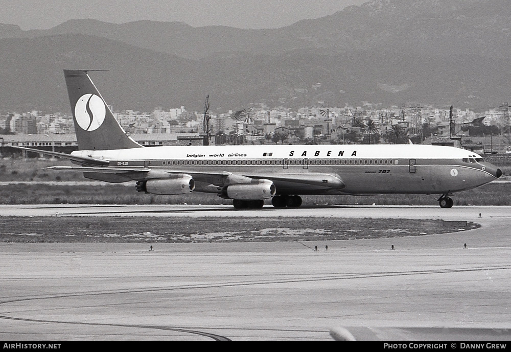 Aircraft Photo of OO-SJD | Boeing 707-329 | Sabena | AirHistory.net #455341