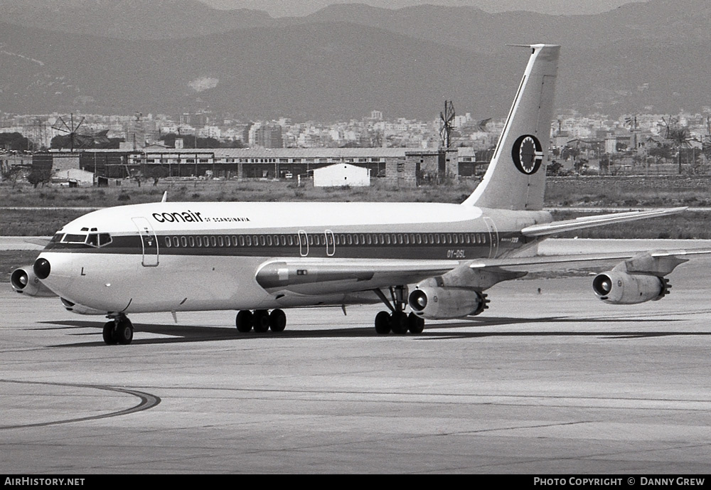 Aircraft Photo of OY-DSL | Boeing 720-025 | Conair of Scandinavia | AirHistory.net #455343
