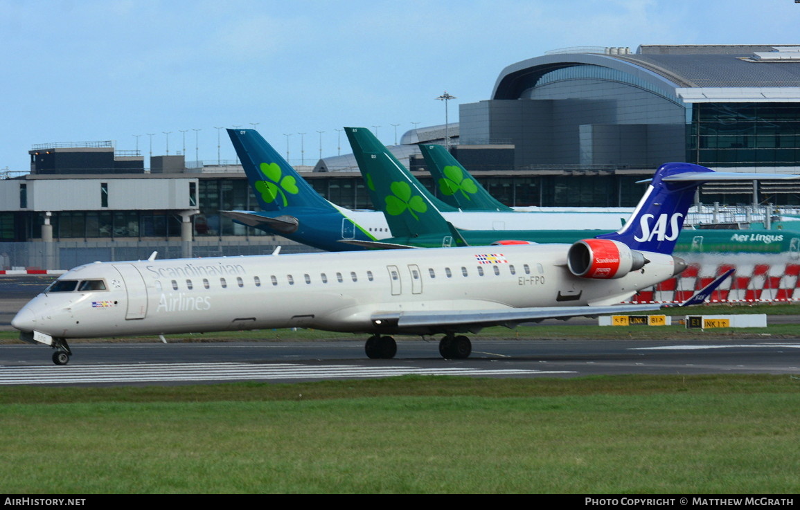Aircraft Photo of EI-FPO | Bombardier CRJ-900LR (CL-600-2D24) | Scandinavian Airlines - SAS | AirHistory.net #455361