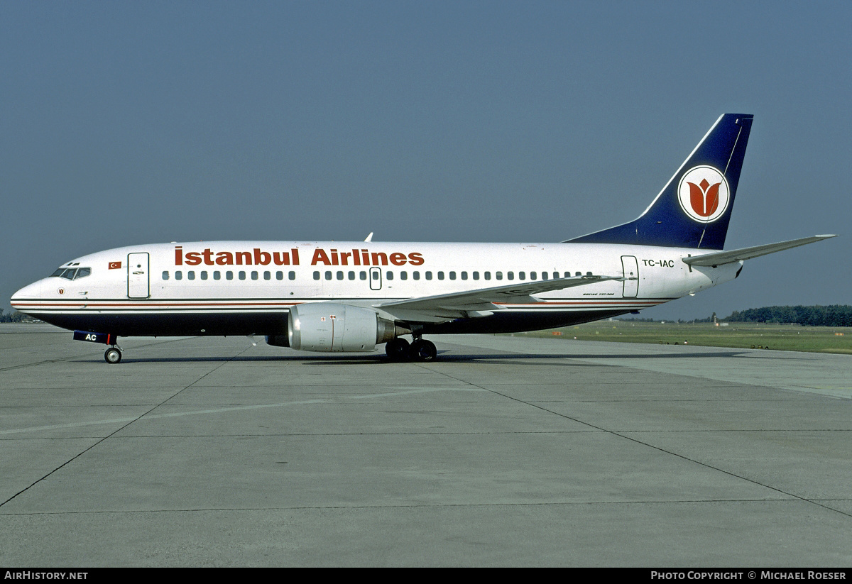 Aircraft Photo of TC-IAC | Boeing 737-382 | Istanbul Airlines | AirHistory.net #455366