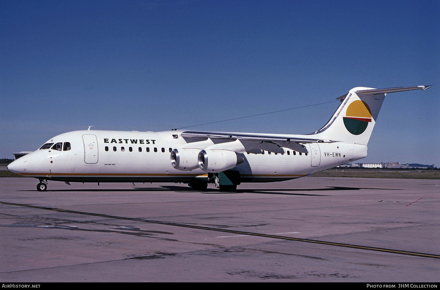 Aircraft Photo of VH-EWN | British Aerospace BAe-146-300 | East-West Airlines | AirHistory.net #455372