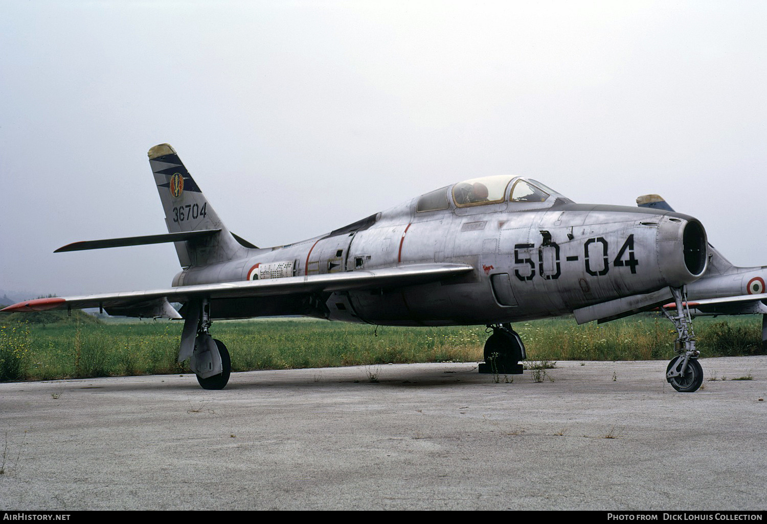 Aircraft Photo of MM53-6704 / 36704 | Republic F-84F Thunderstreak | Italy - Air Force | AirHistory.net #455407