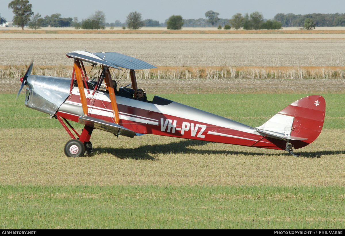 Aircraft Photo of VH-PVZ | De Havilland D.H. 82A Tiger Moth | AirHistory.net #455412