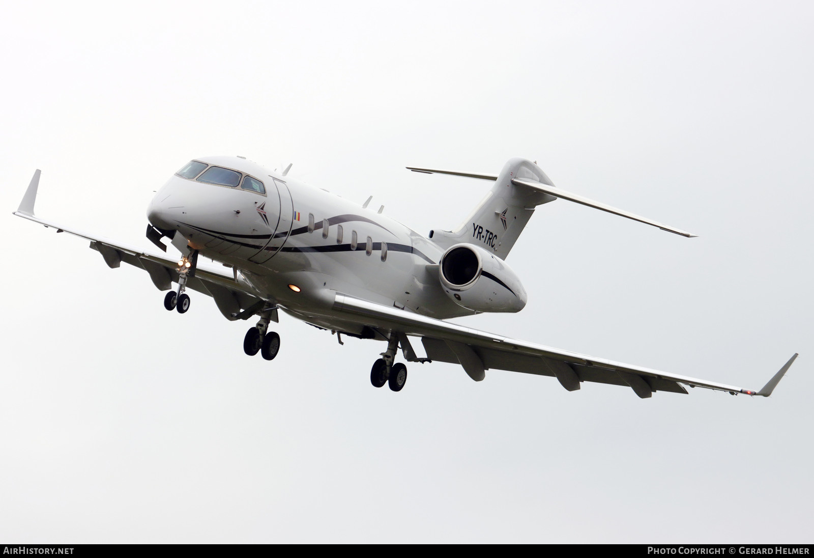 Aircraft Photo of YR-TRC | Bombardier Challenger 300 (BD-100-1A10) | Toyo Aviation | AirHistory.net #455429