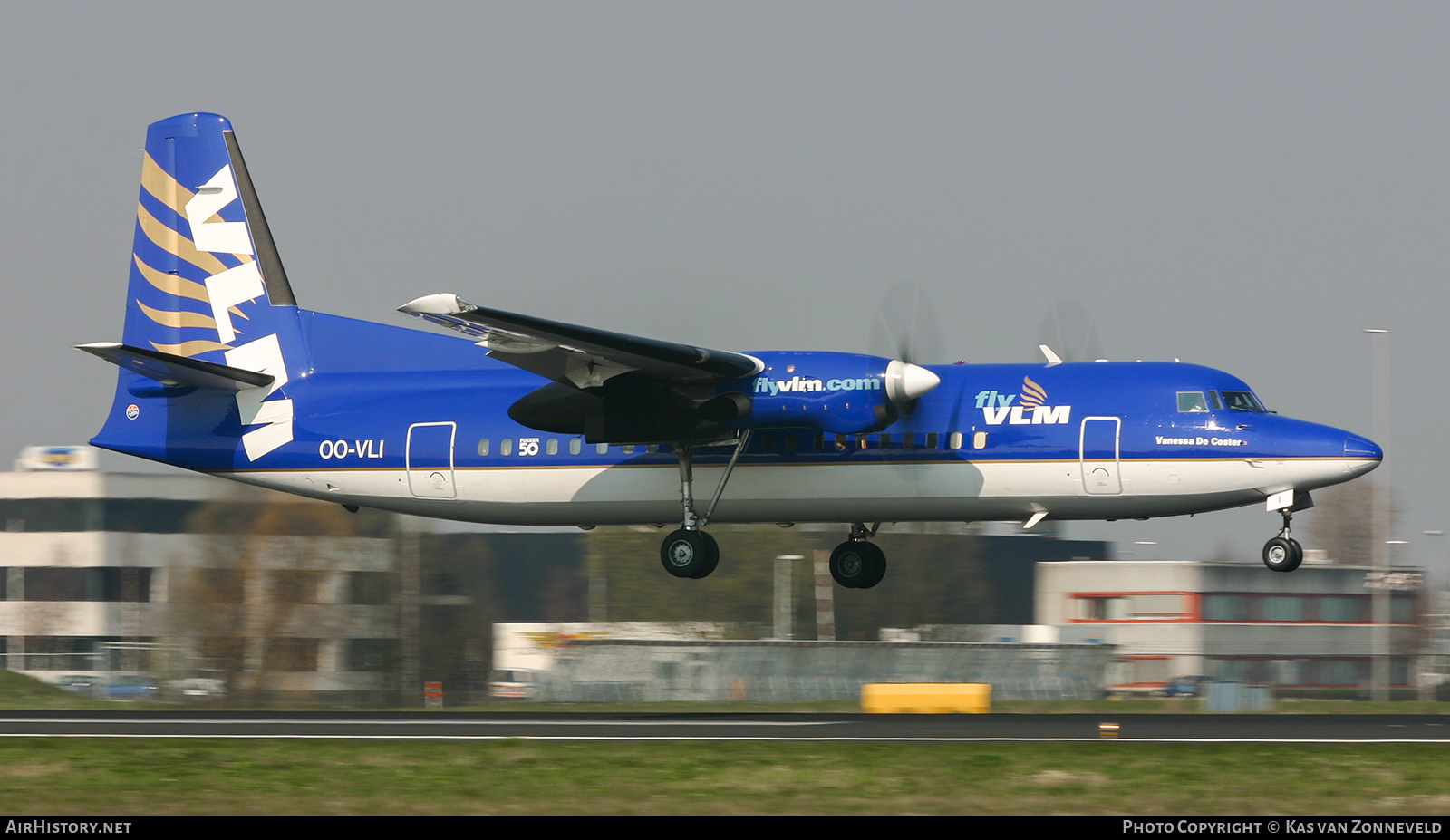 Aircraft Photo of OO-VLI | Fokker 50 | VLM Airlines | AirHistory.net #455448