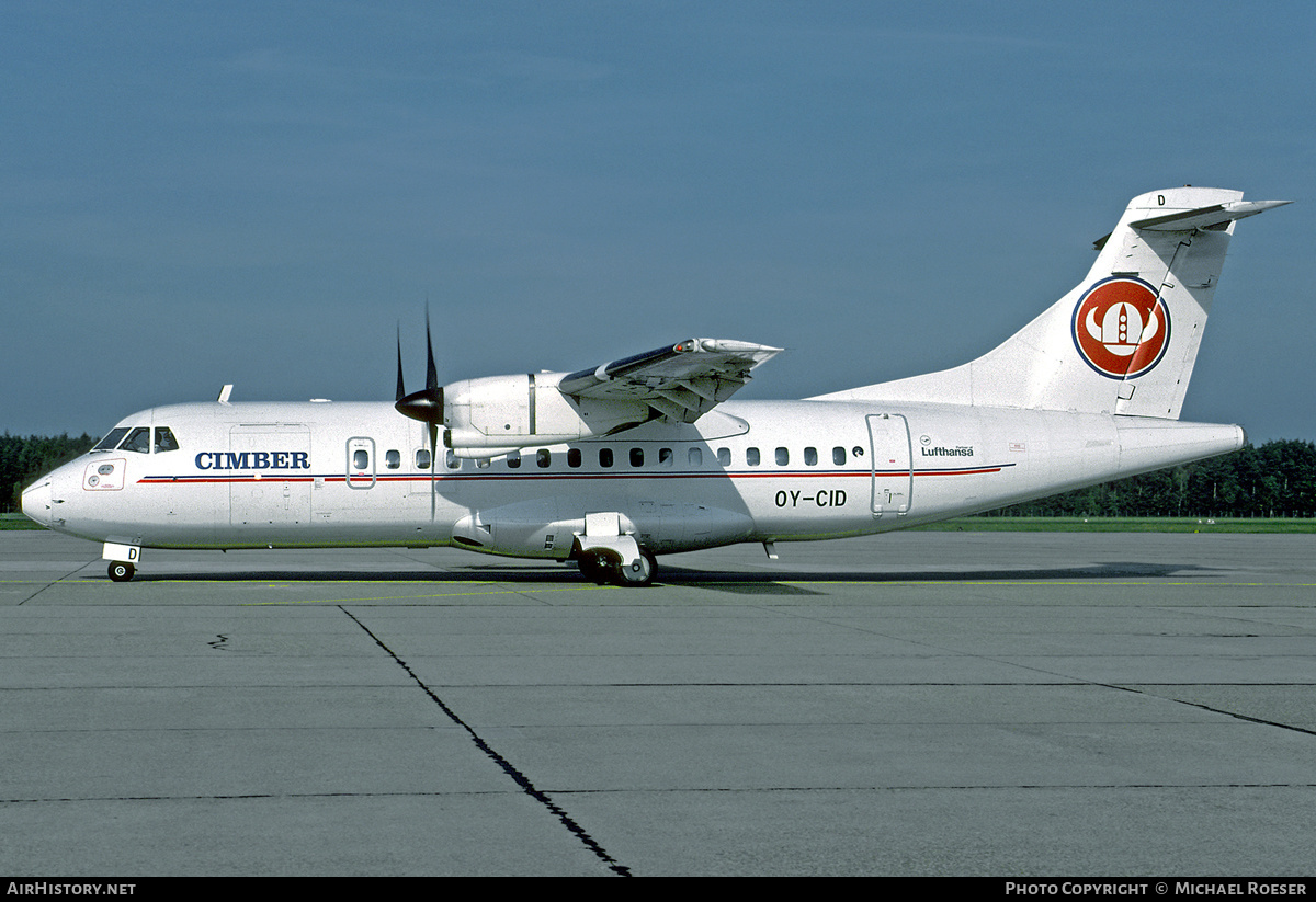 Aircraft Photo of OY-CID | ATR ATR-42-300 | Cimber Air | AirHistory.net #455461