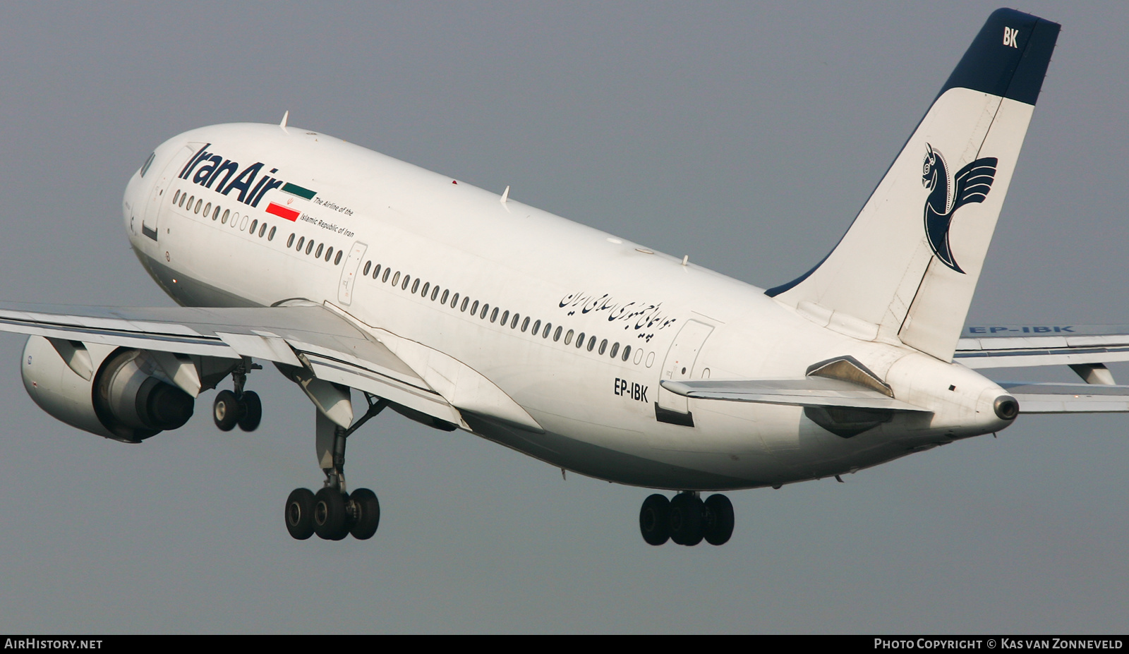 Aircraft Photo of EP-IBK | Airbus A310-304 | Iran Air | AirHistory.net #455462