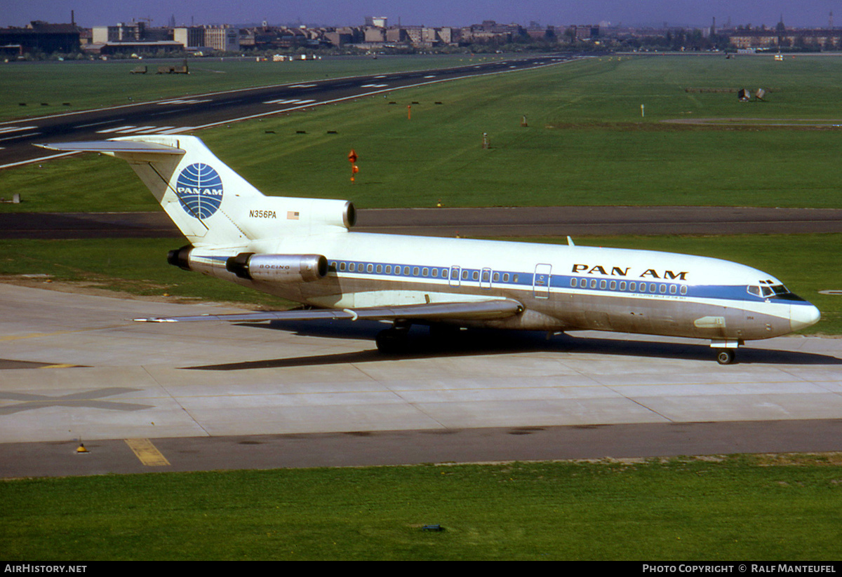 Aircraft Photo of N356PA | Boeing 727-21 | Pan American World Airways - Pan Am | AirHistory.net #455465