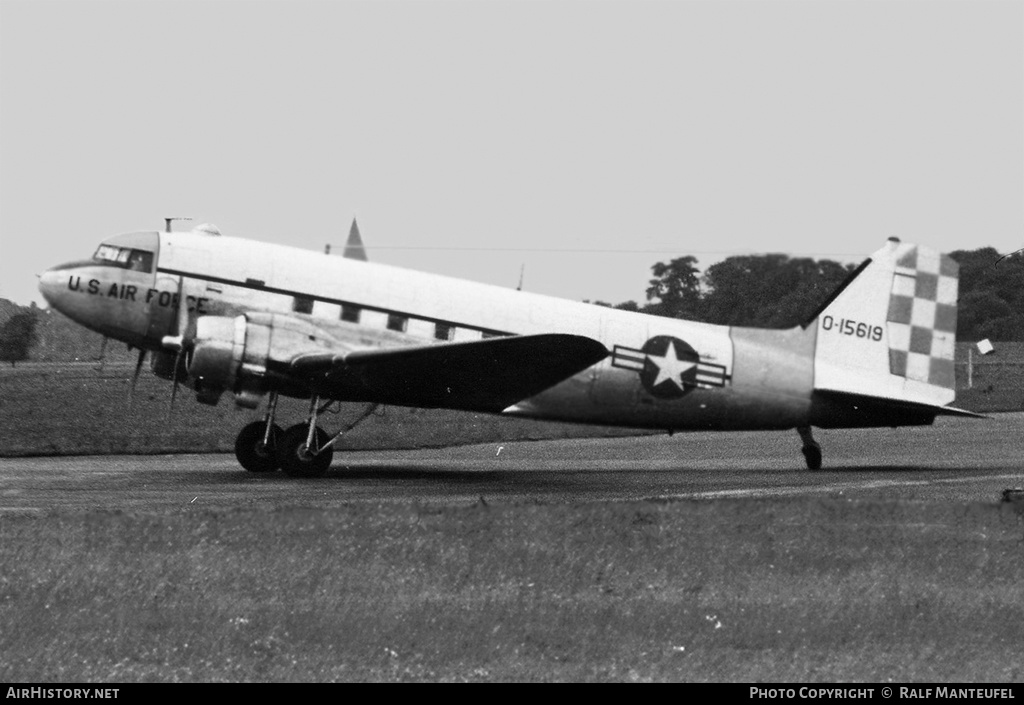 Aircraft Photo of 43-15619 / 0-15619 | Douglas C-47A Skytrain | USA - Air Force | AirHistory.net #455470